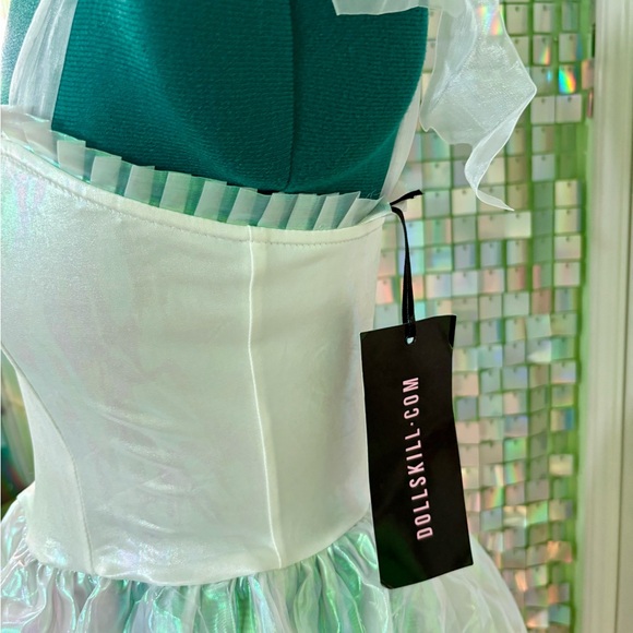 NWT Dolls Kill Light Up Jellyfish Dress- Halloween Costume - Picture 2 of 4